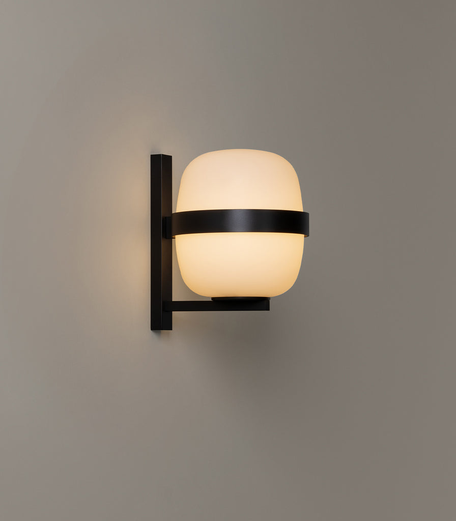 Santa & Cole Wally Cestita Wall Light in Matte Black