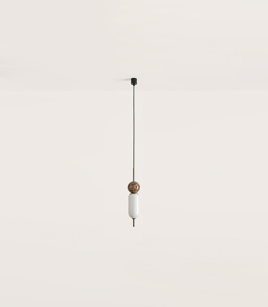 Aromas Anet Pendant Light in Matte Bronze / Brown