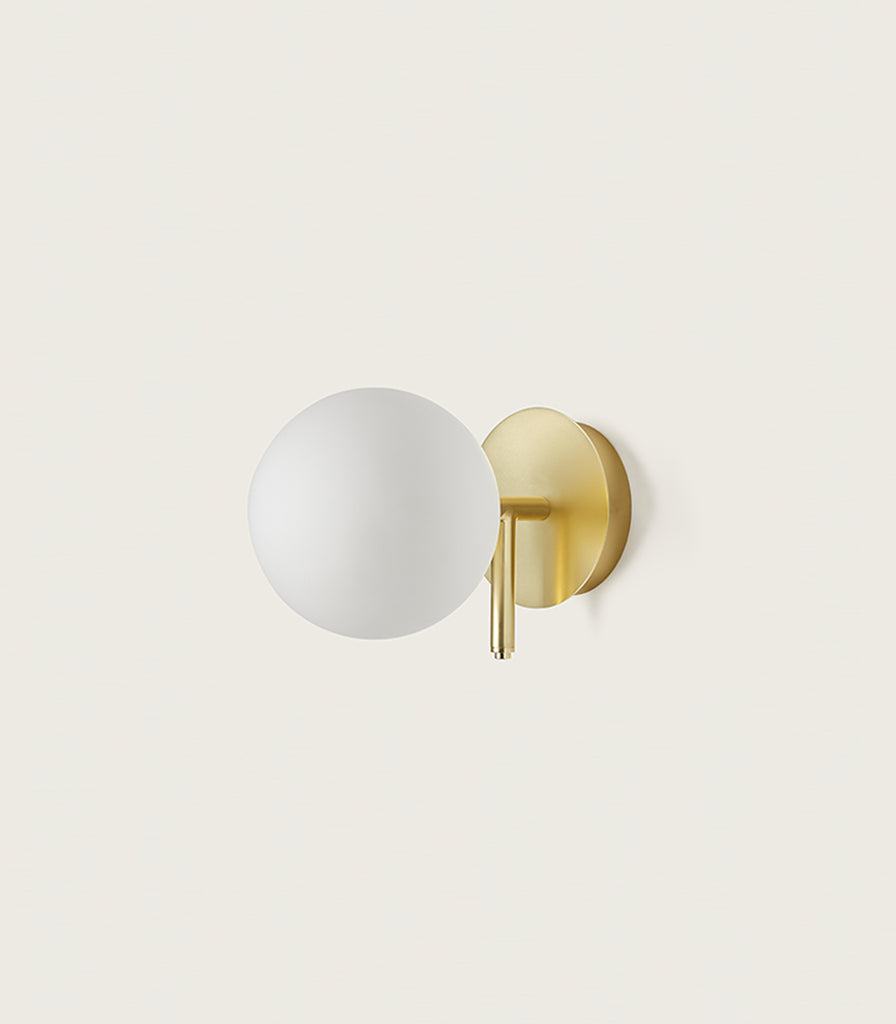 Aromas Atom Wall Light in Matte Brass