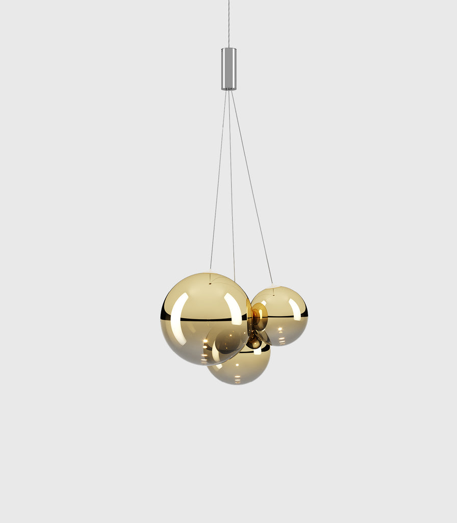 Lodes Random Pendant Light in Gold