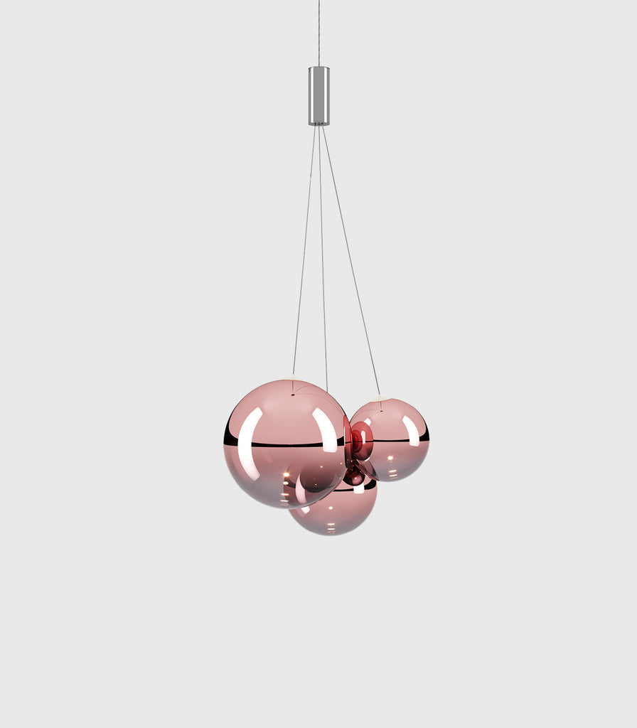 Lodes Random Pendant Light in Rose Gold