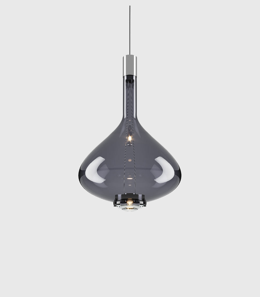 Lodes Sky-Fall Large Pendant Light in Glossy Smoke