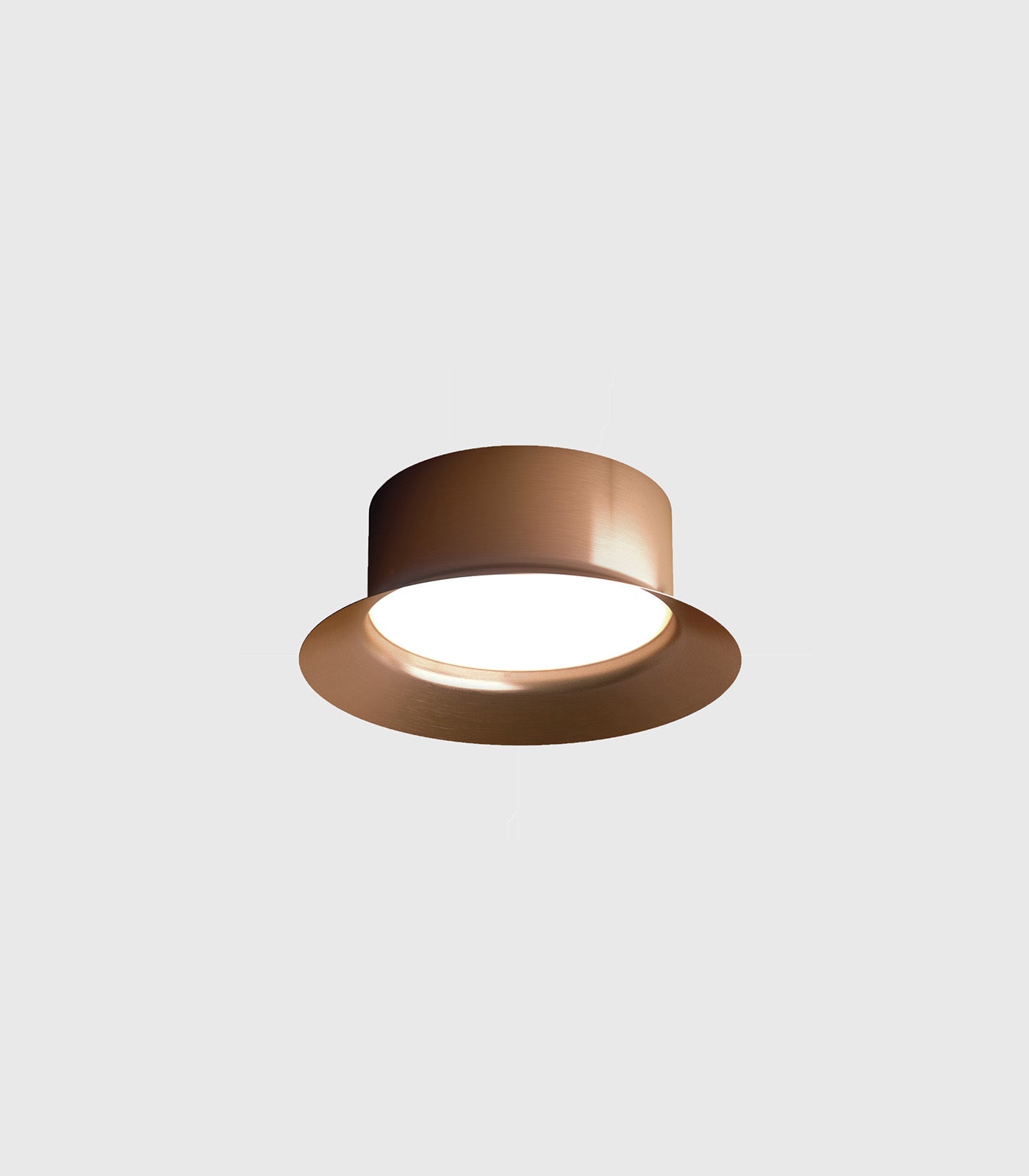 Flush mount copper ceiling cheap light