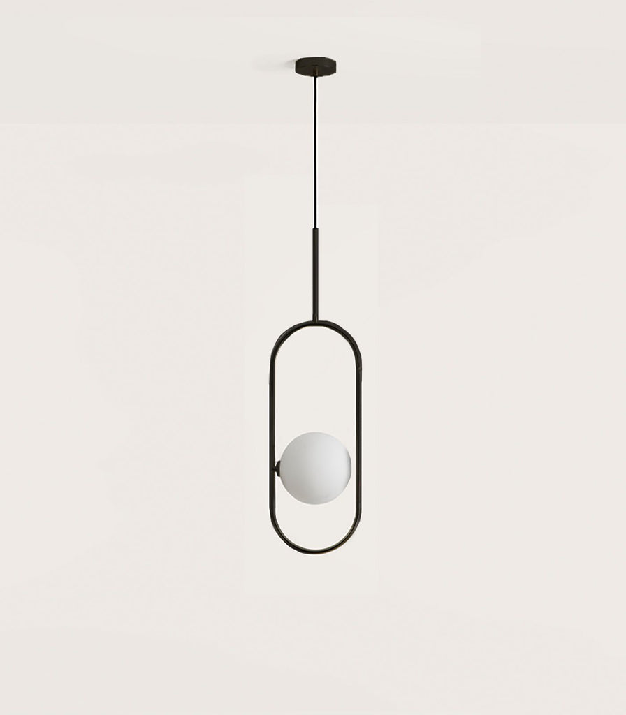 Aromas Abbacus Pendant Light in Matte Black