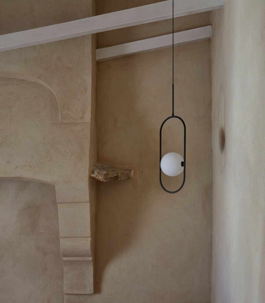Aromas Abbacus Floor Lamp featured within a interior space