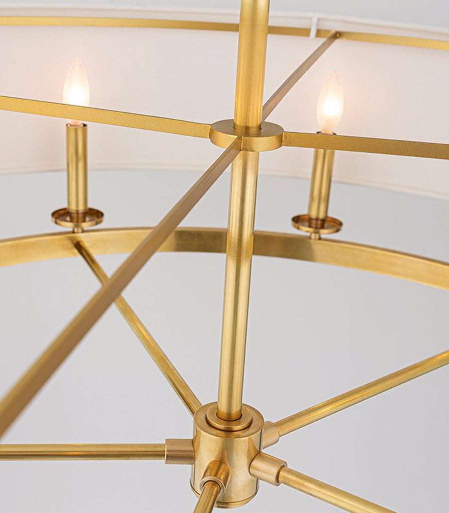 Hudson Valley Durham Pendant Light featured within a interior space