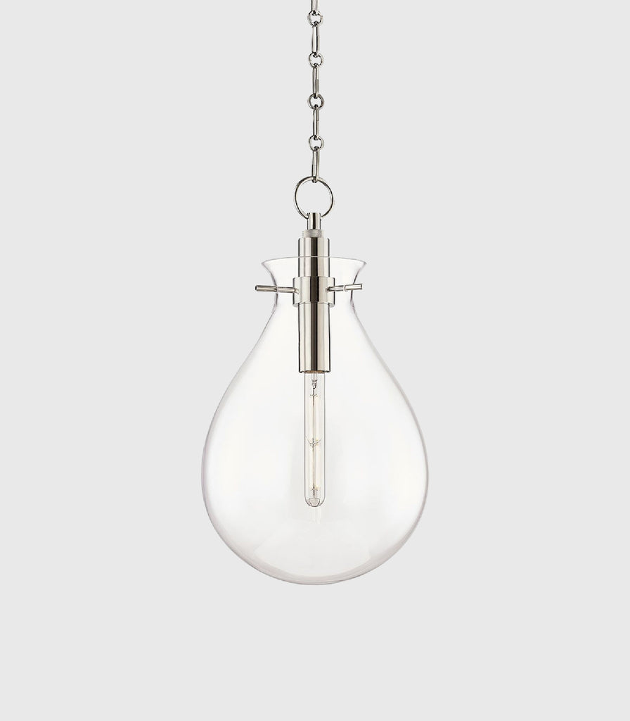 Hudson Valley Ivy Pendant Light in Medium/Polished Nickel