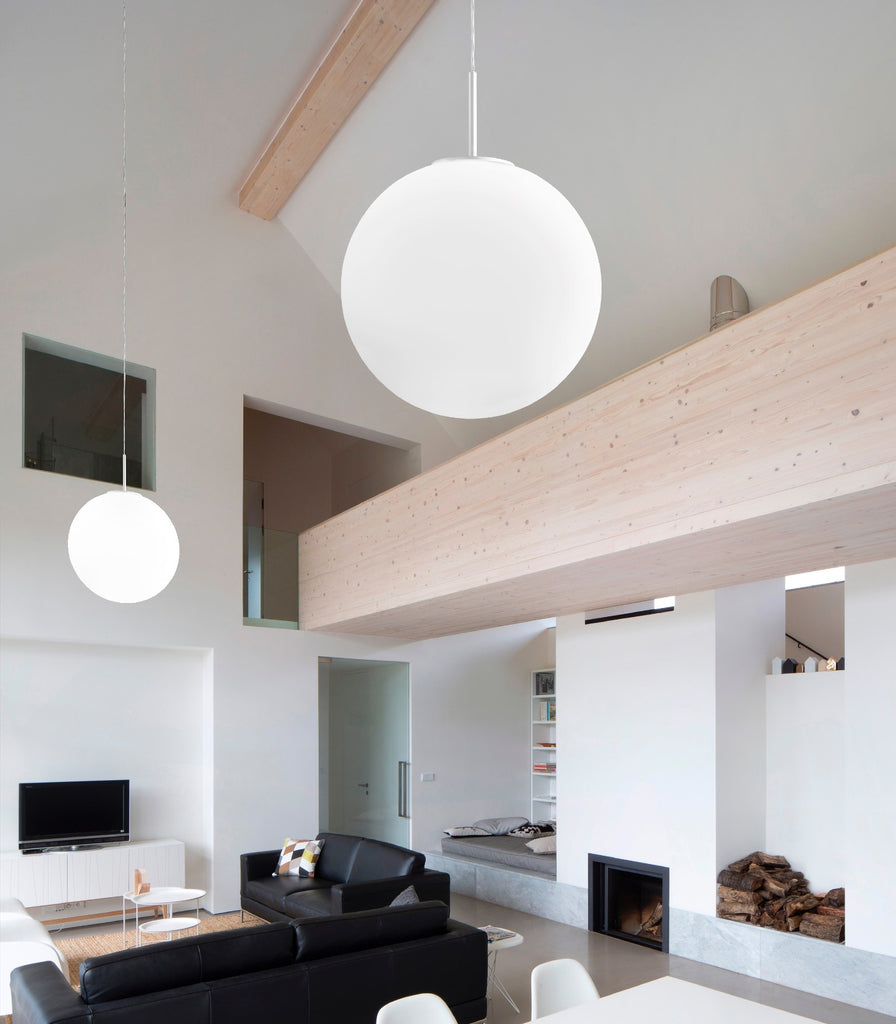 Ai Lati Sferis Pendant Light hanging in living room