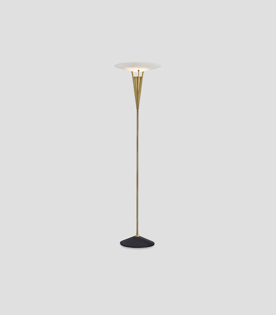 J. Adams & Co. Aragon Floor Lamp in Antique Brass