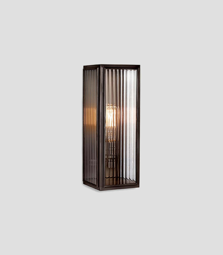  J. Adams & Co. Ash Reeded Wall Light in Medium/Bronze