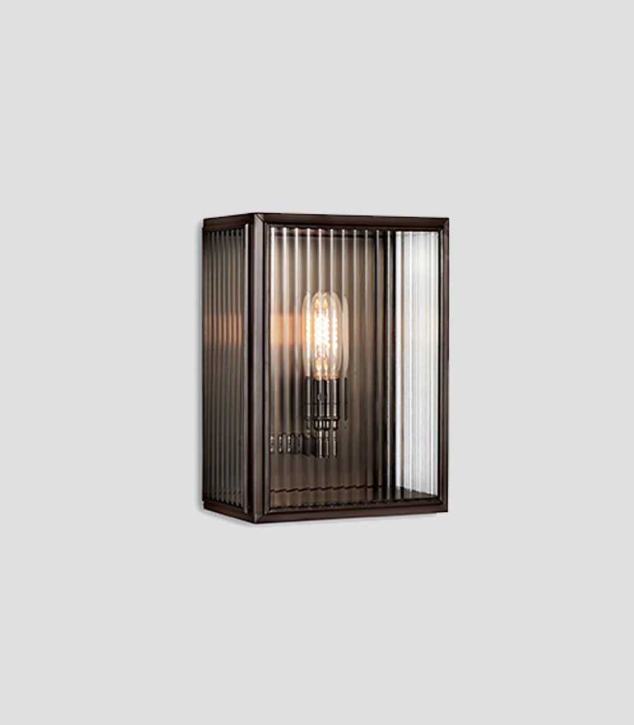 J. Adams & Co. Birch Reeded Wall Light in Small/Bronze