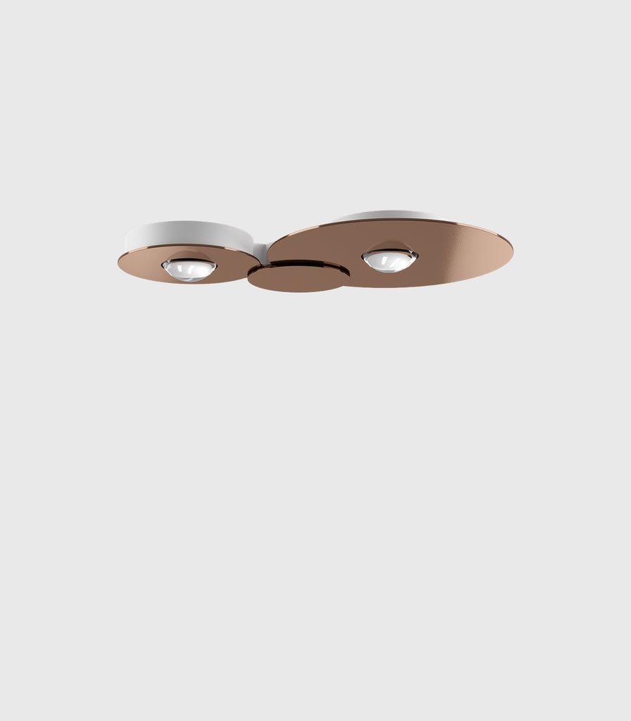 Lodes Bugia Ceiling Light in Glossy Copper/Double