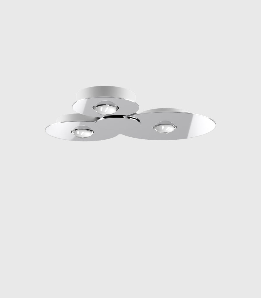 Lodes Bugia Ceiling Light in Chrome/Triple