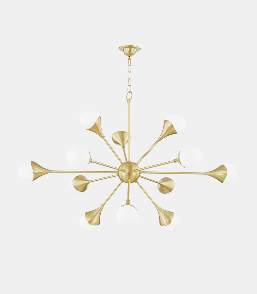 Hudson Valley Ariana 12lt Chandelier featured within a interior space