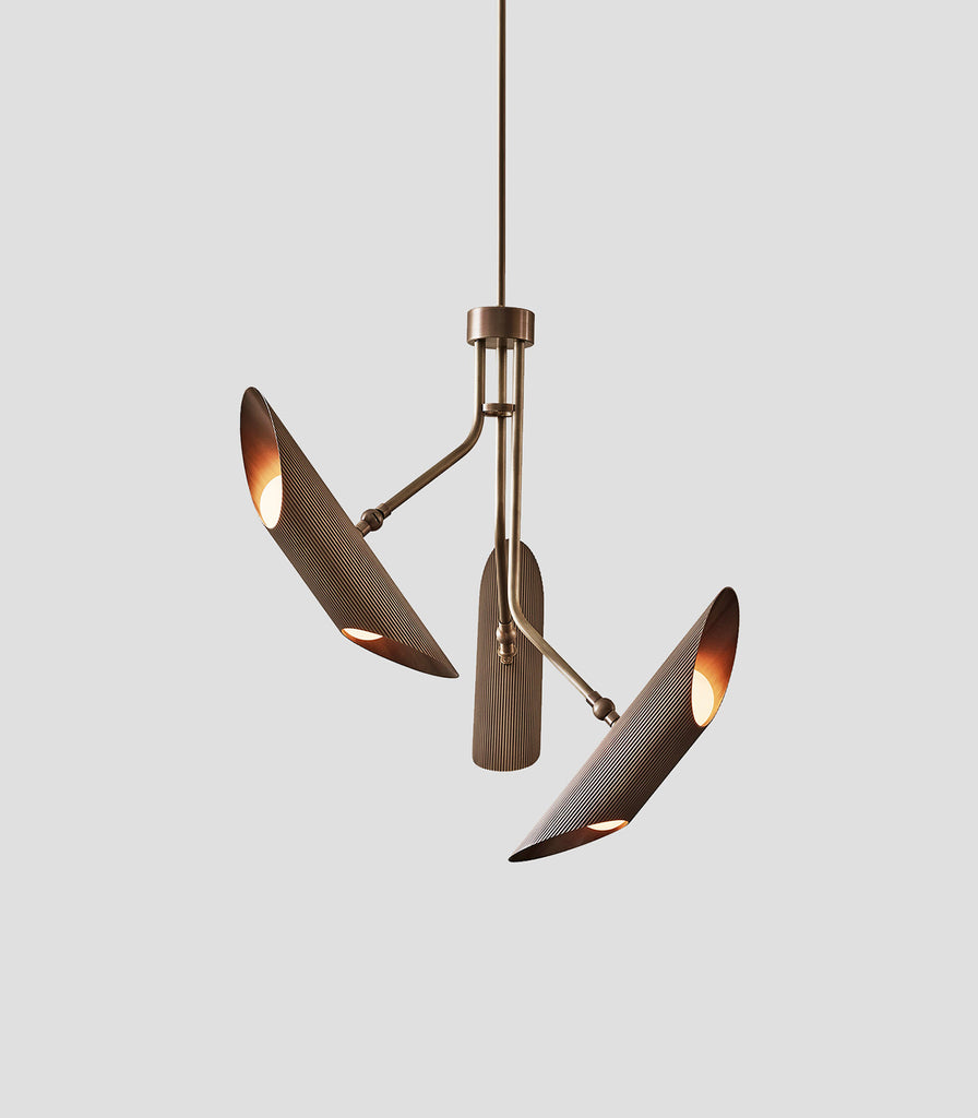  J. Adams & Co. Vector Pendant Light in Bronze