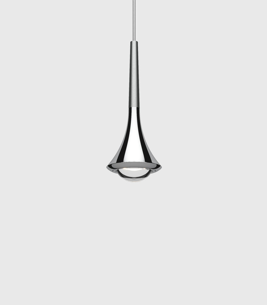 Lodes Rain Pendant Light in Brushed Chrome/Chrome