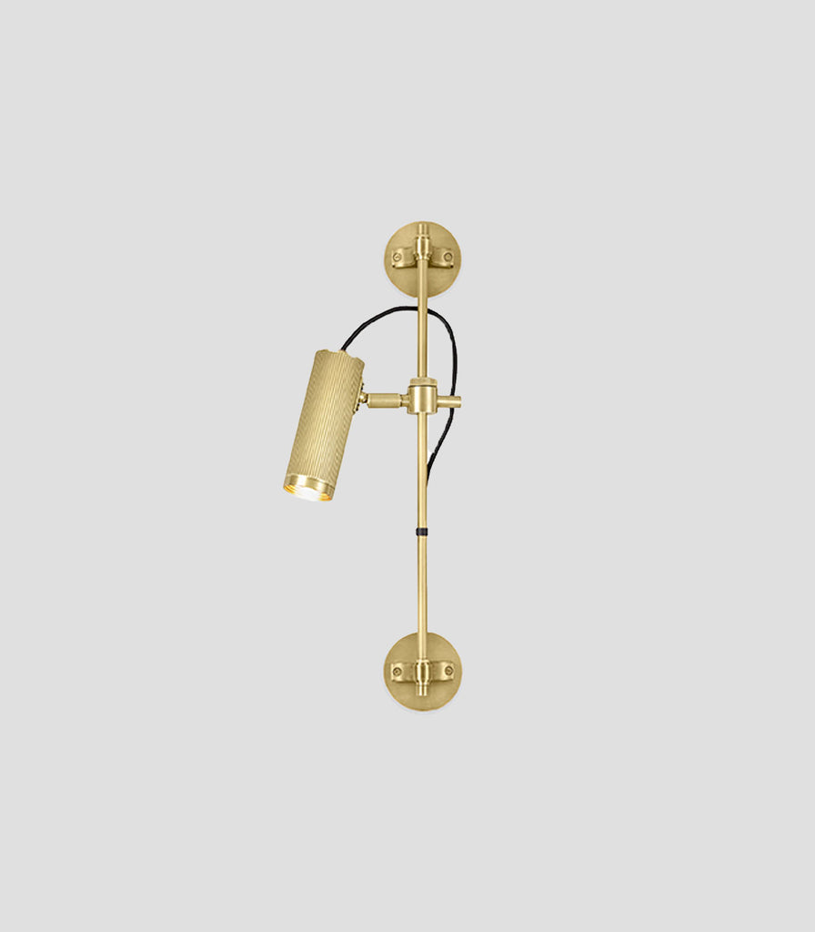 J. Adams & Co. Spot Rail Wall Light in Satin Brass