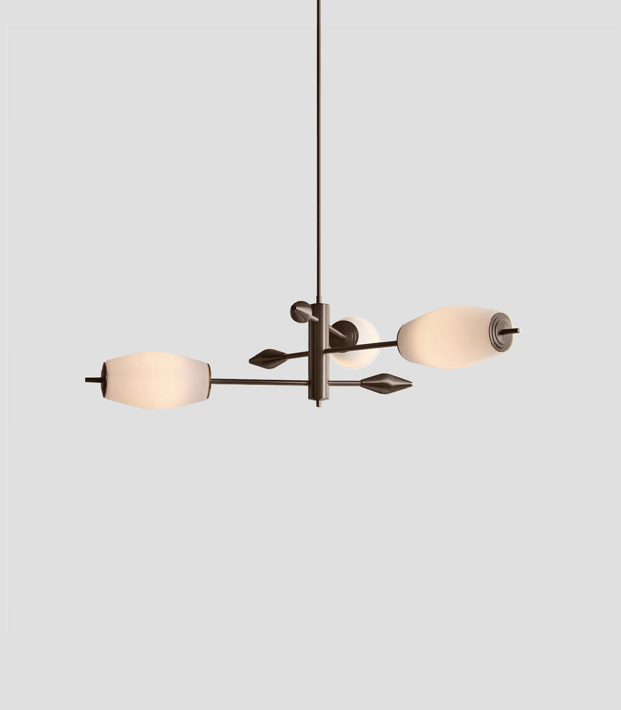 J. Adams & Co. Supernova 3lt Pendant Light in Bronze