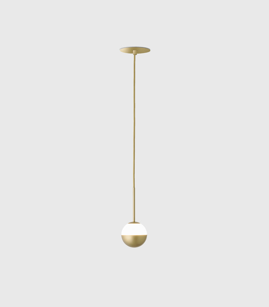 Estiluz Alfi Pendant Light in Matte Gold/Yes