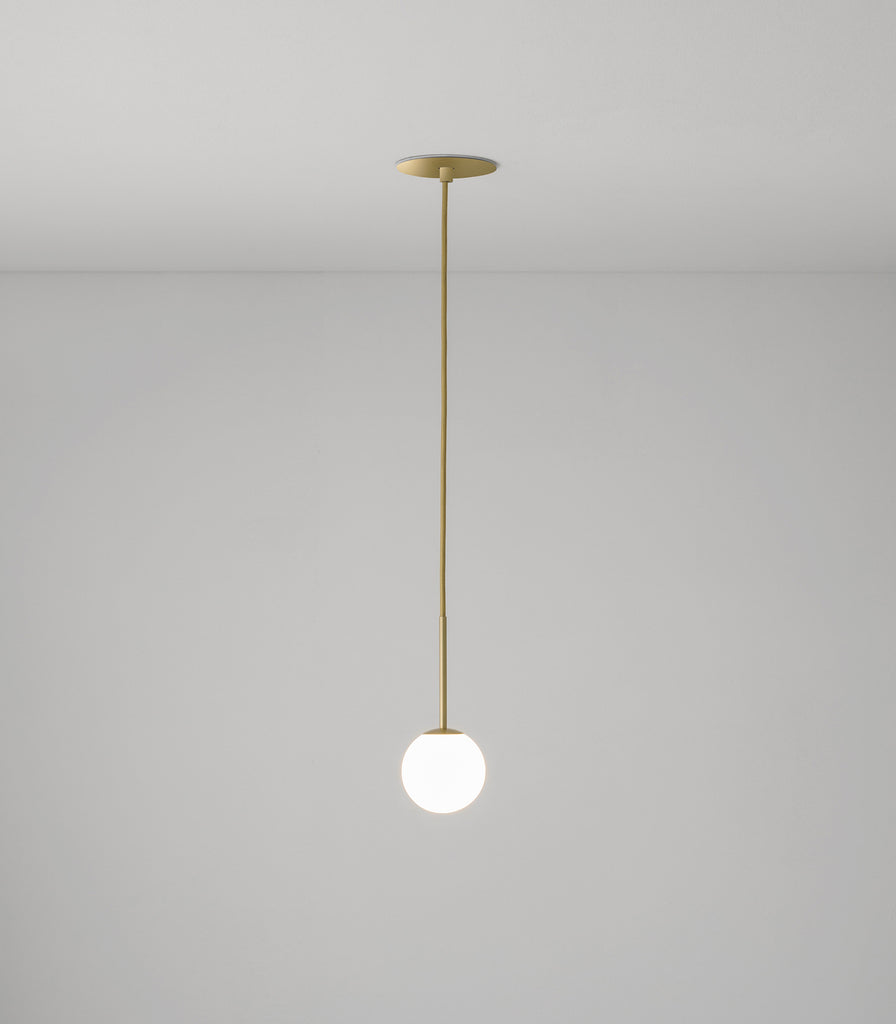 Estiluz Alfi Pendant Light in Matte Gold/No