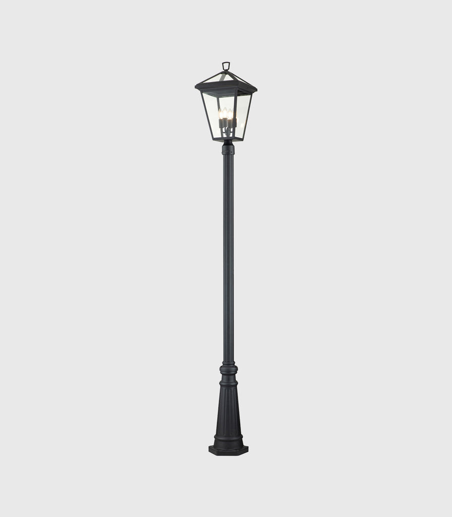 Elstead Alford Place 4lt Pole Light in museum black 