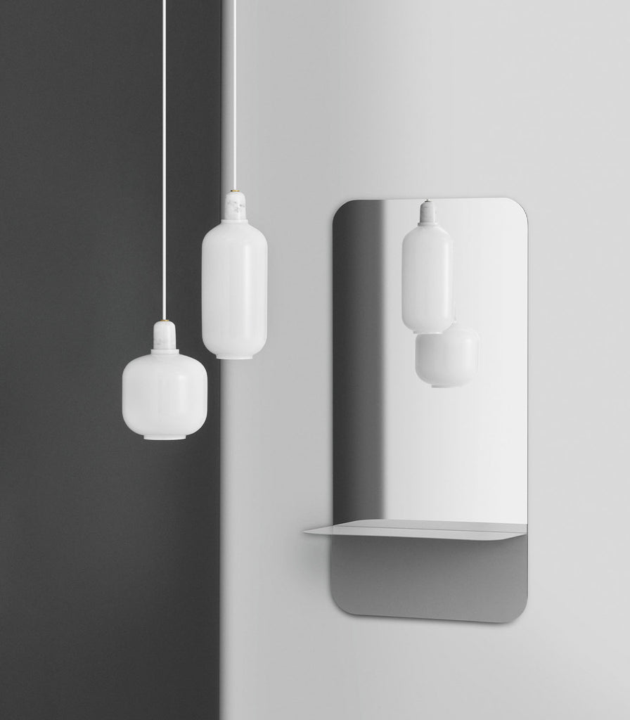 Normann Copenhagen Amp Small Pendant Light featured within interior space