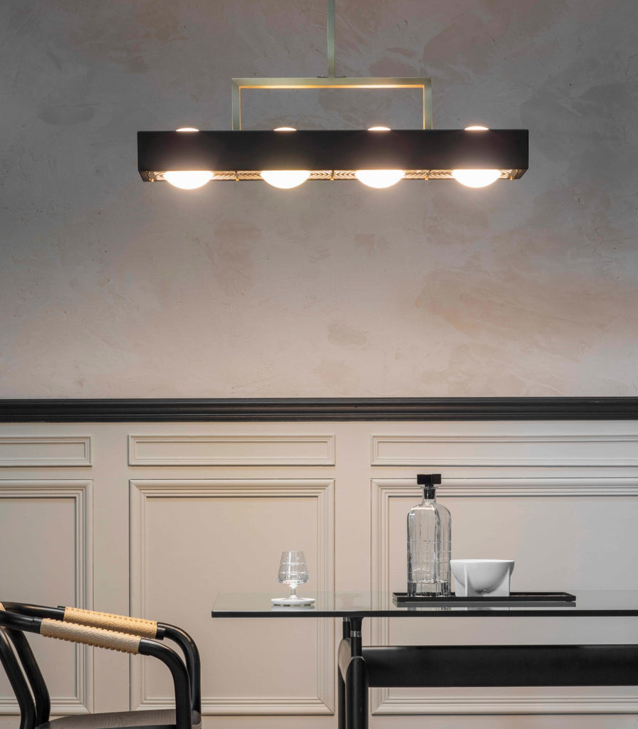 Bert Frank Kernel Pendant Light hanging over a kitchen bench