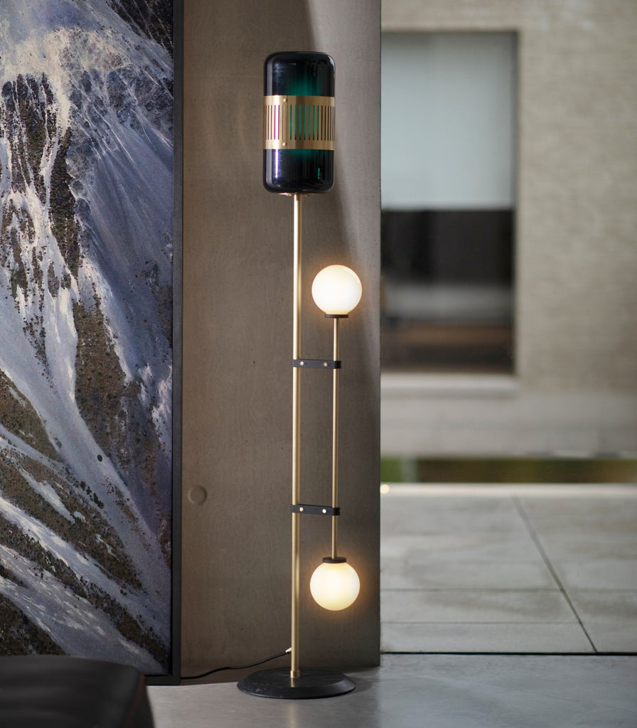 Bert Frank Lizak Floor Lamp featured within a interior space