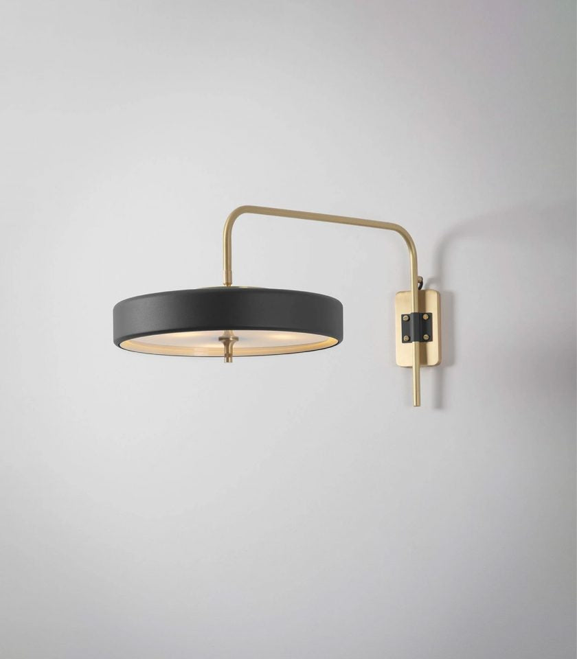 Bert Frank Revolve Wall Light in Black