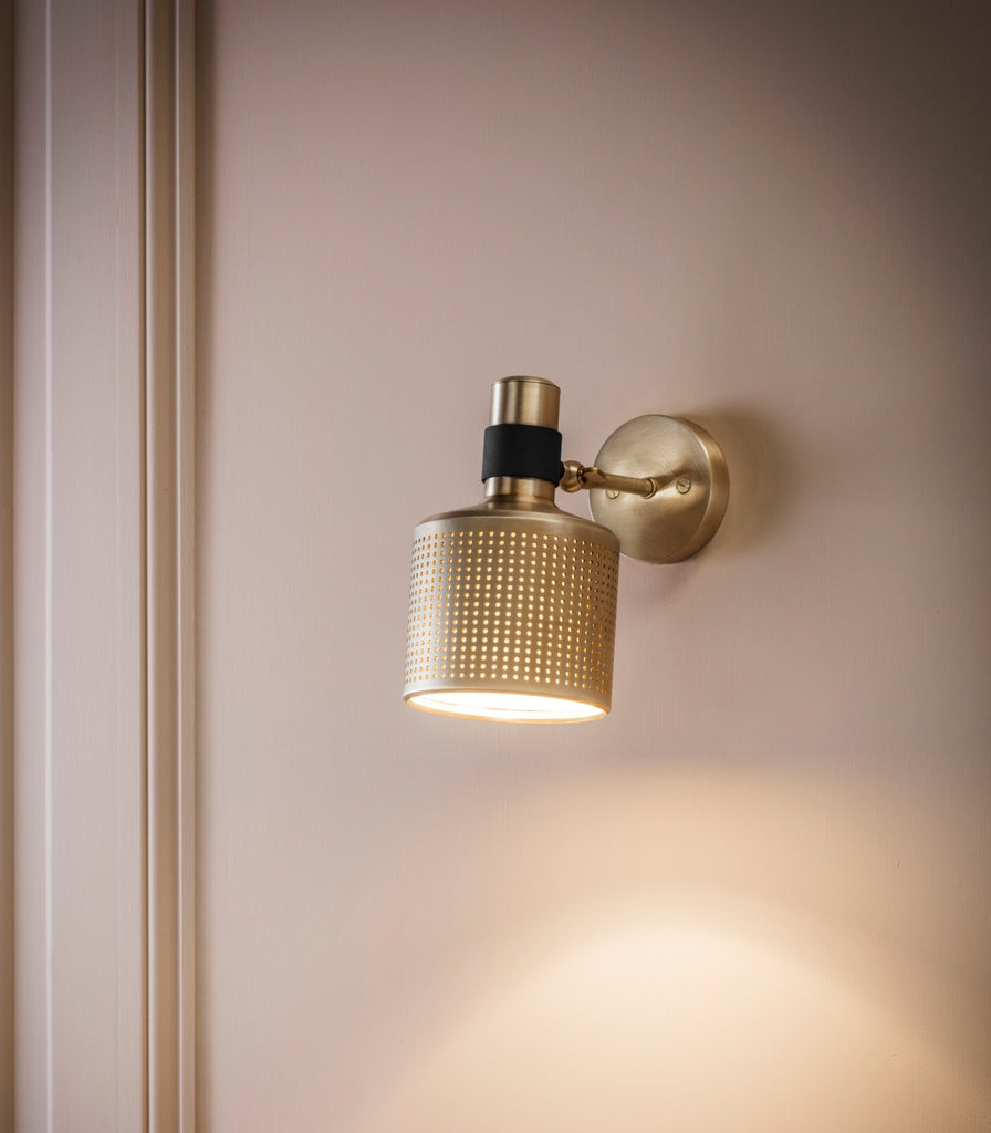 Bert Frank Riddle Wall Light featured within a interior space