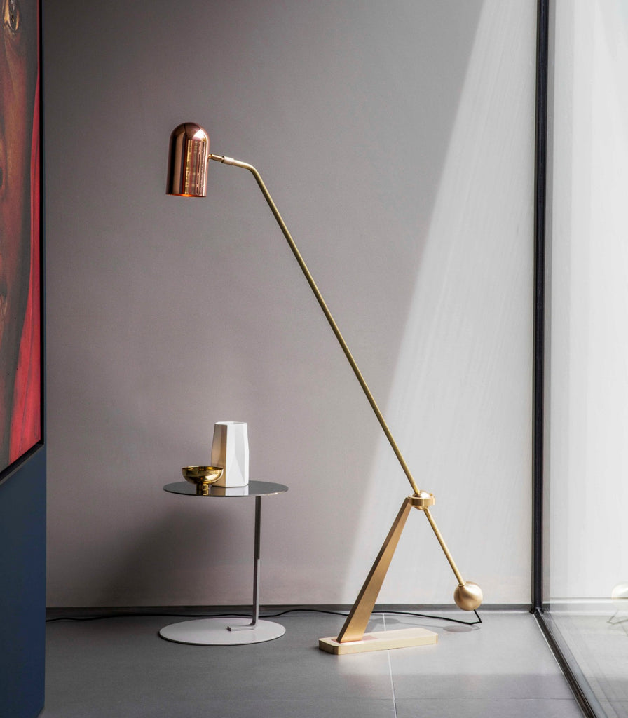 Bert Frank Stasis Floor Lamp featured within a interior space