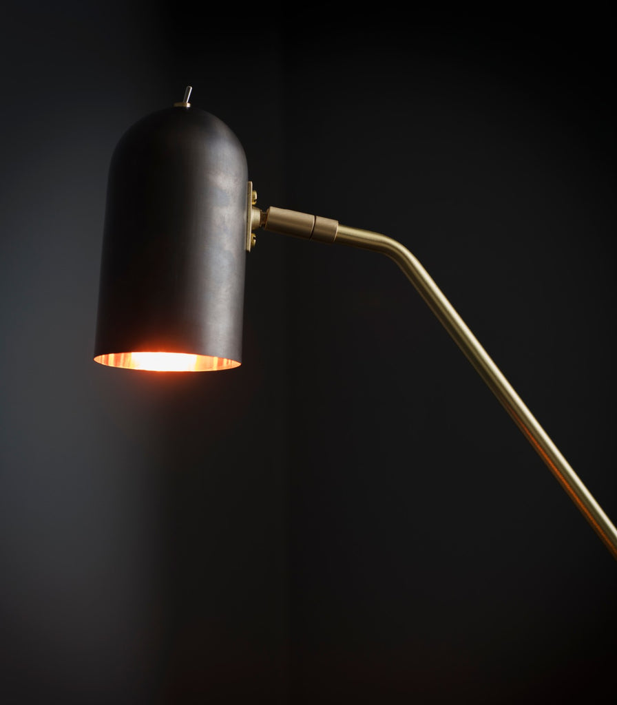 Bert Frank Stasis Table Lamp featured within a interior space close up 