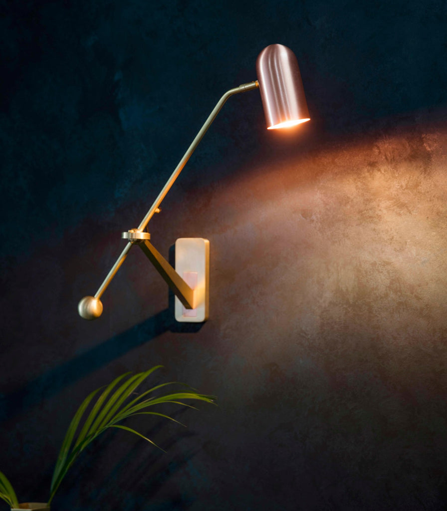 Bert Frank Stasis Wall Light featured within a interior space