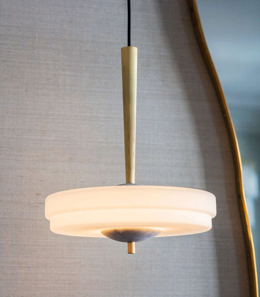 Bert Frank Trave Pendant Light featured within a interior space