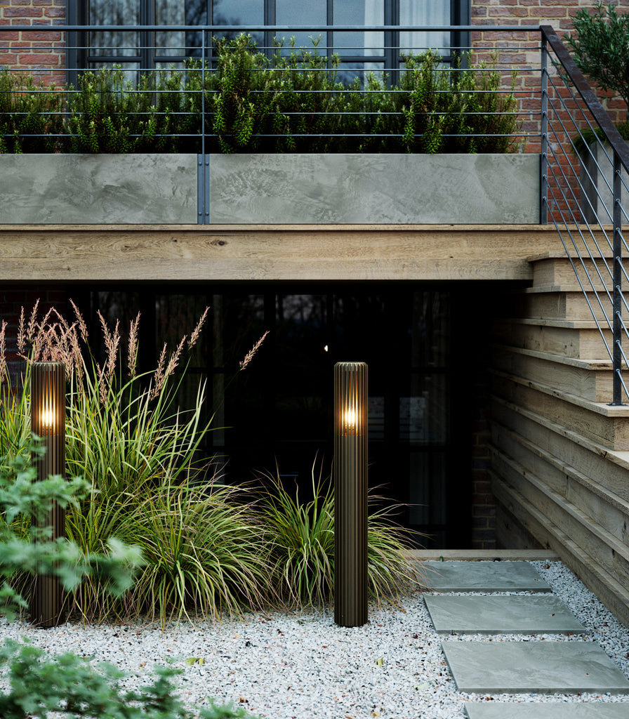  Nordlux Aludra 95 Bollard Light featured within outdoor space