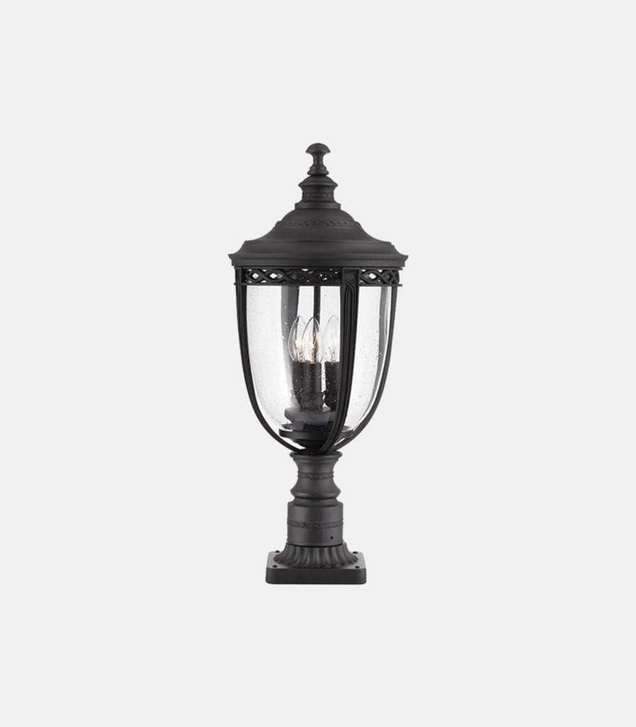 Elstead English Bridle Pedestal Light in Large/ Black
