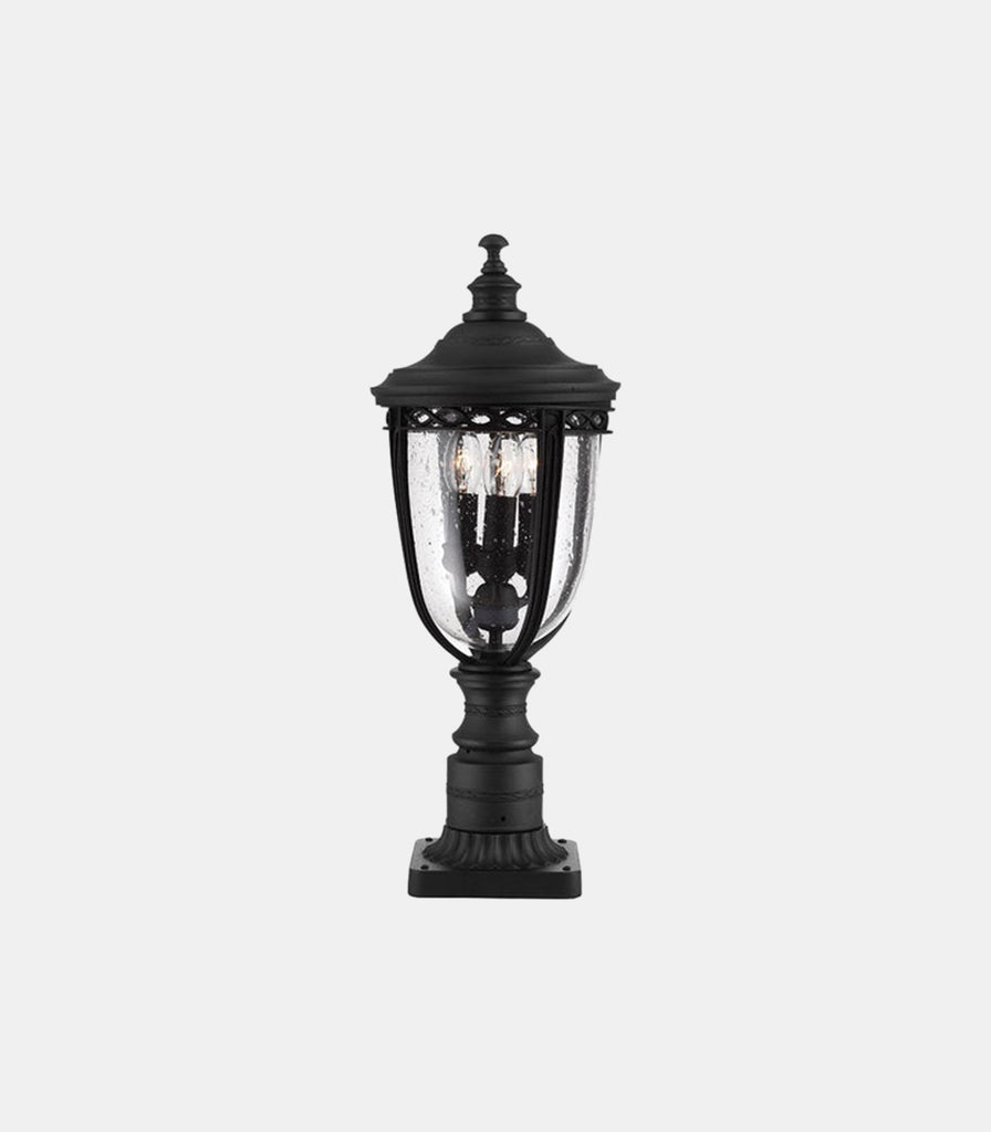 Elstead English Bridle Pedestal Light in Medium/Black