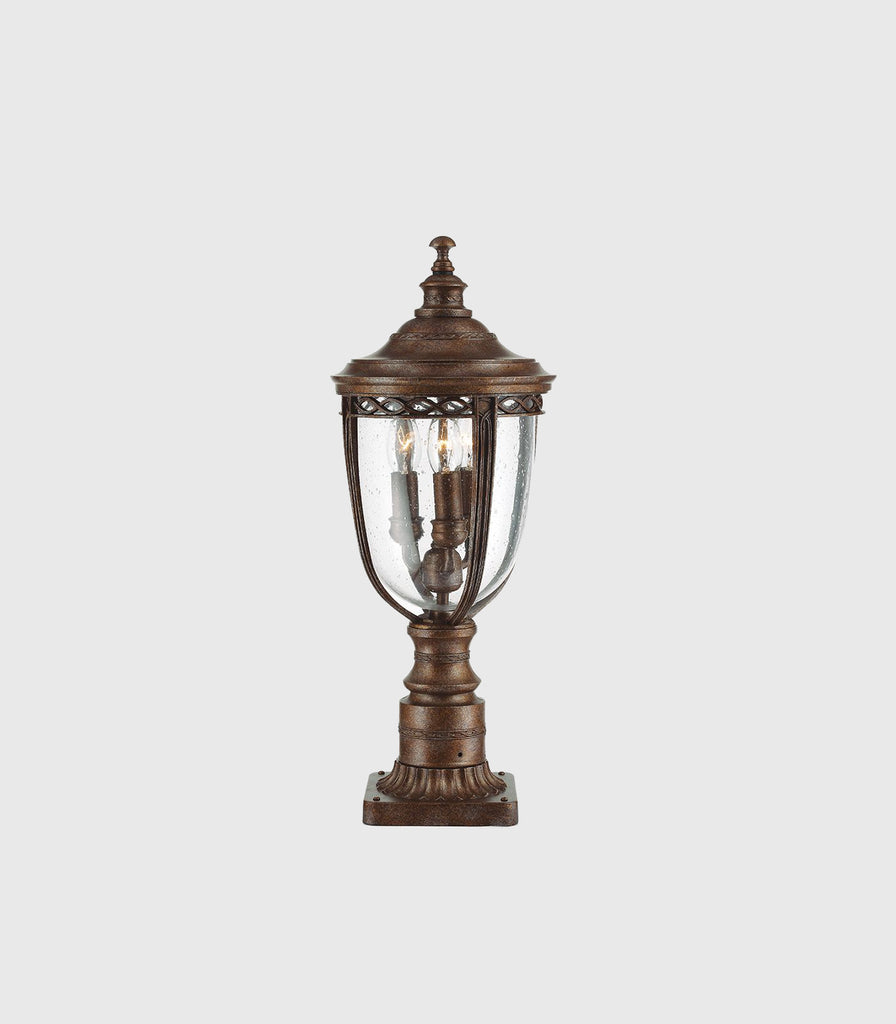 Elstead English Bridle Pedestal Light in Medium/British Bronze