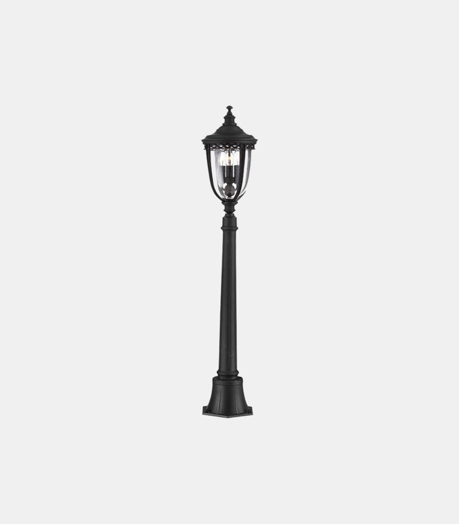 Elstead English Bridle Bollard/Post Light in Medium/Black