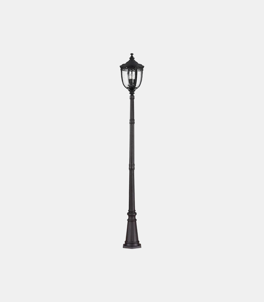 Elstead English Bridle Bollard/Post Light in Large/Black