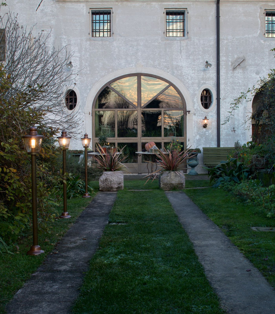 Il Fanale Venezia Bollard Light featured within a outdoor space