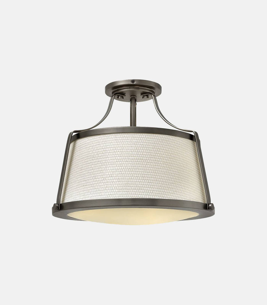 Elstead Charlotte Ceiling Light in Antique Nickel