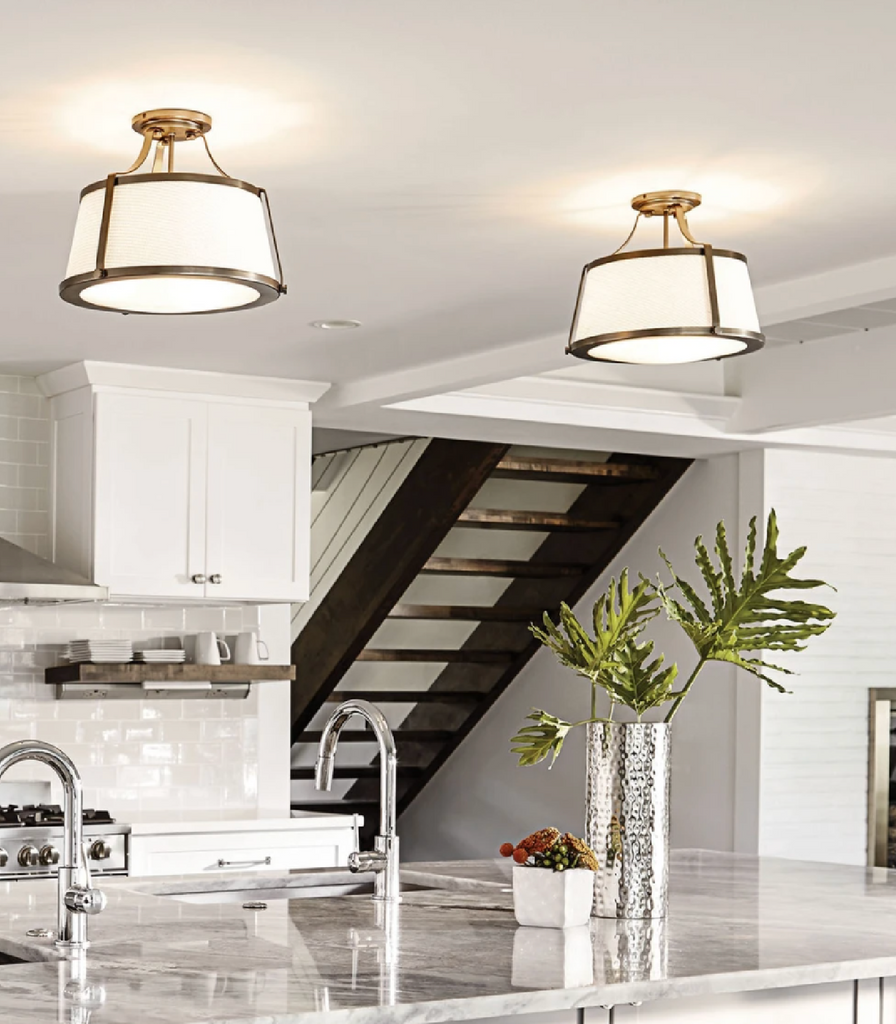 Elstead Charlotte Ceiling Light featured in kitchen