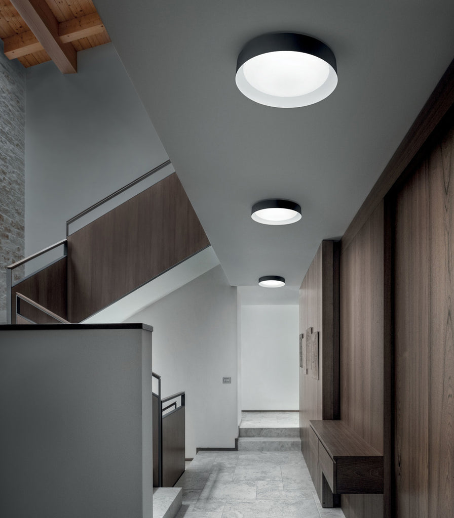 Linea Light Crew Wall/Ceiling Light in featured within interior space