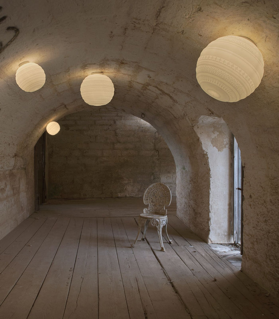 Karman Braille Ceiling/Wall Light featured within a interior space