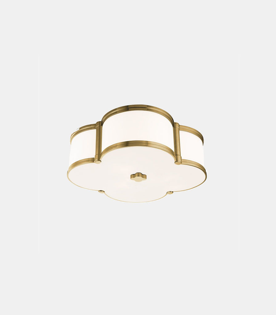 Hudson Valley Chandler Ceiling Light in Aged Brass