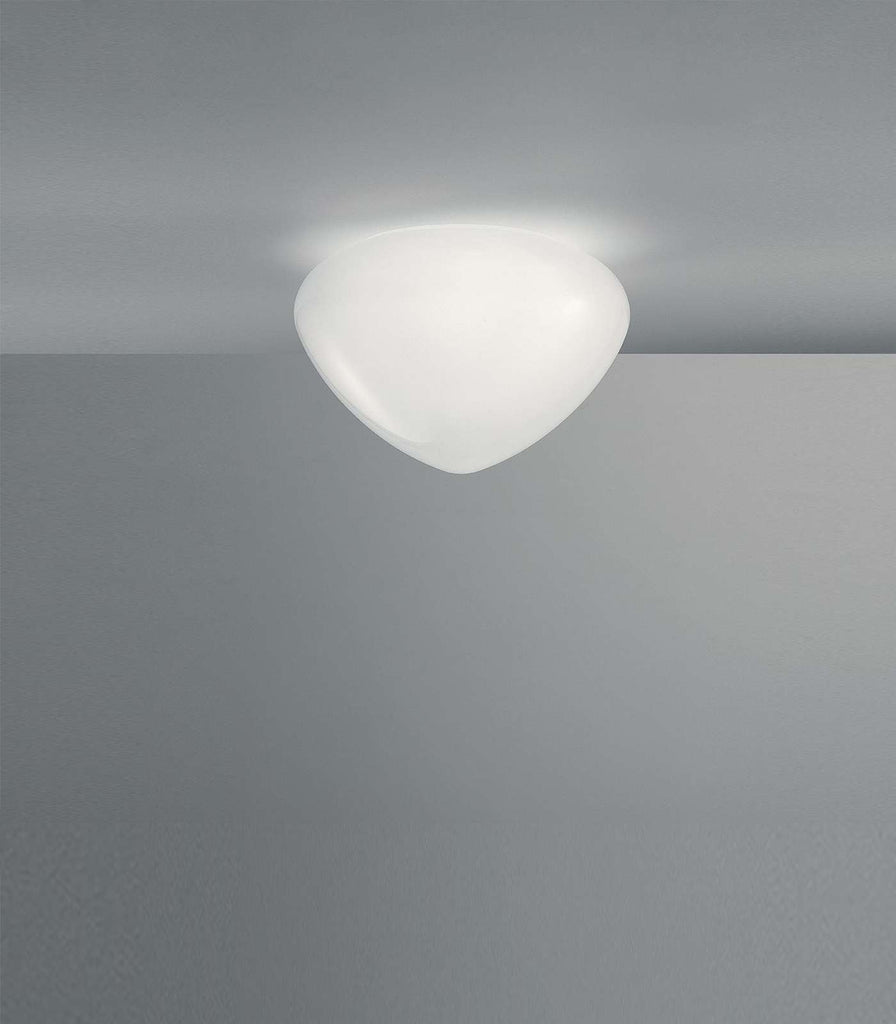 Siru Cuore Ceiling Light in White/Small