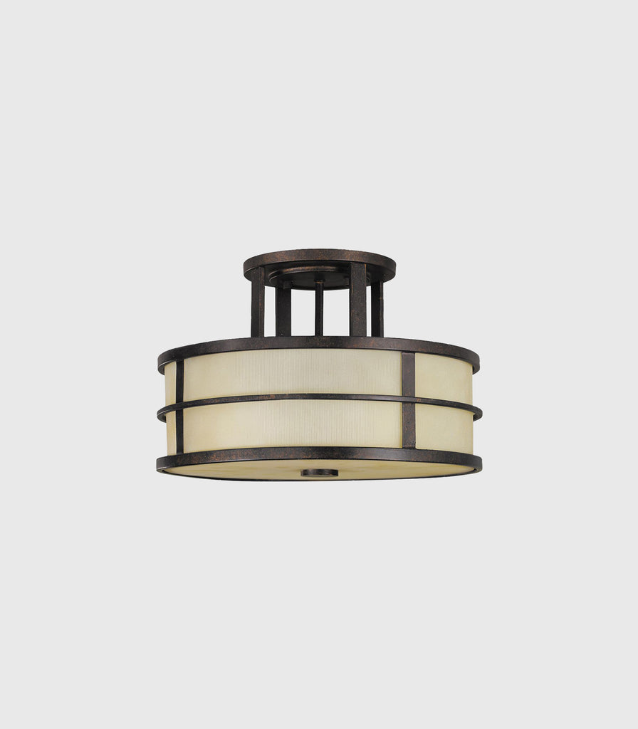 Elstead Fusion Ceiling Light in Semi Flush size