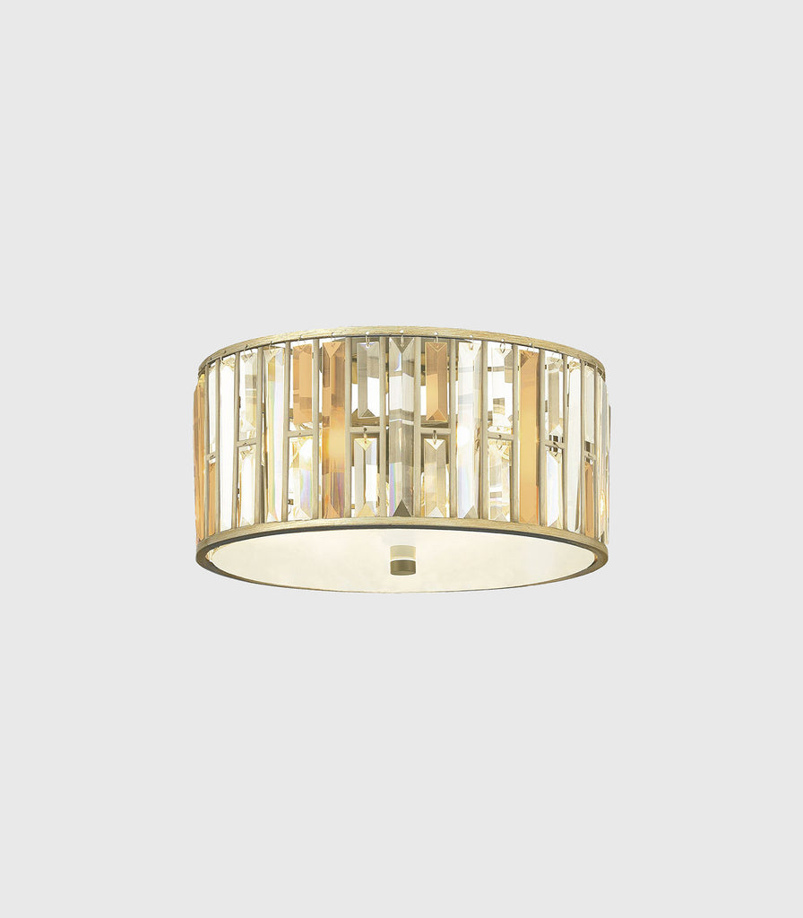 Elstead Gemma Ceiling Light in Silver Leaf