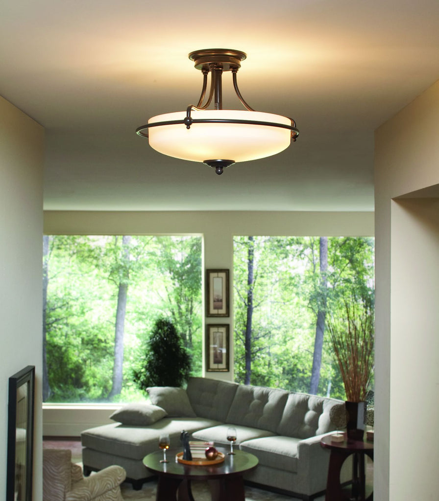 Elstead Griffin Ceiling Light featured within a interior space